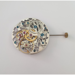 6497-1 Art-Deco rhodium-plated