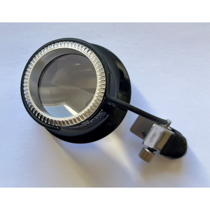 Loupe d'horloger avec pince
