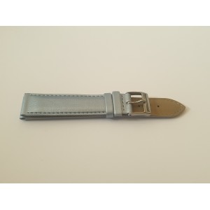 Silver blue smooth strap