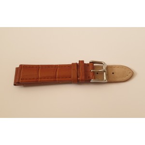 Orange brown crocco strap
