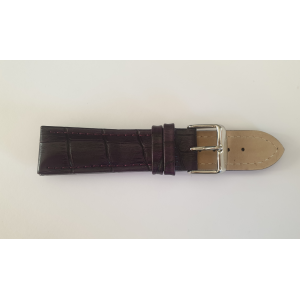 Dark purple croco strap