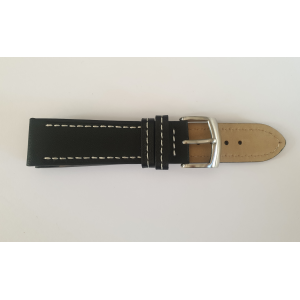 Black / white smooth strap